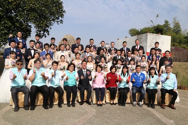2023啾愛成家嘉義市集團結婚 現場甜蜜指數爆表