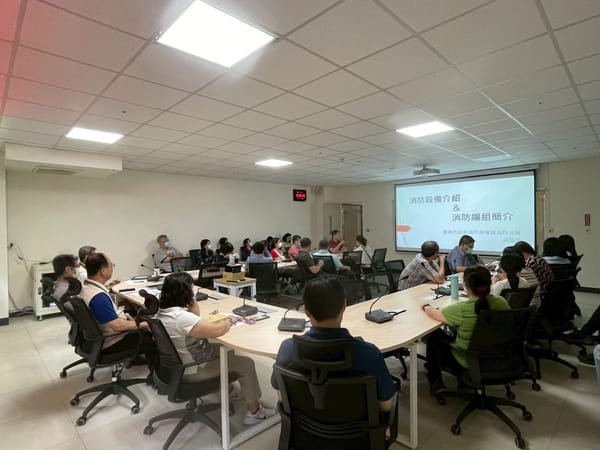 臺南市榮服處消防講習暨演練 強化防災觀念及應變能力
