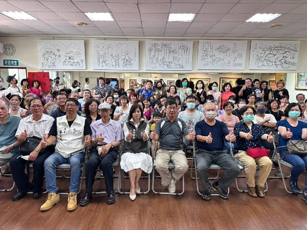 不用水彩也不需彩筆就可創作出一幅美麗的圖畫 陳正浩纖維創作釘線畫個展