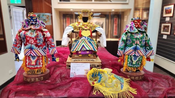 媽祖遇見刺繡成果展 嘉縣朴子市刺繡文化館展出