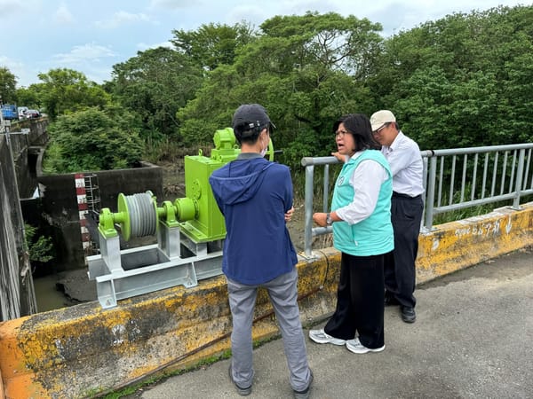 王美惠會勘八掌溪 要求水利署增設固定式抽水站