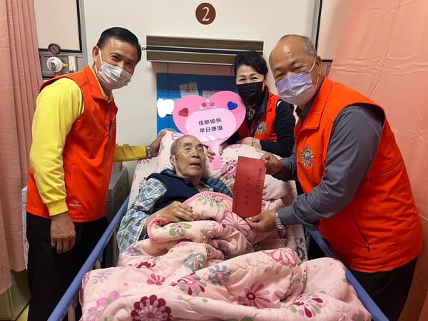 佳里榮家春節溫馨送暖 慰問戶長及關懷住院長輩