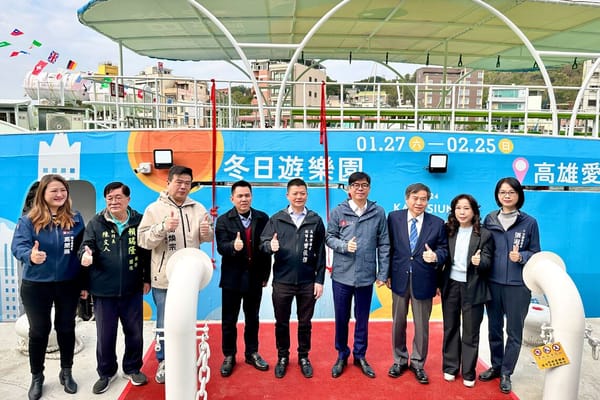 「將最好的渡輪留給旗津與鼓山居民」 高輪迎新電力驅動渡輪